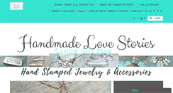 Desktop Screenshot of handmadelovestories.com